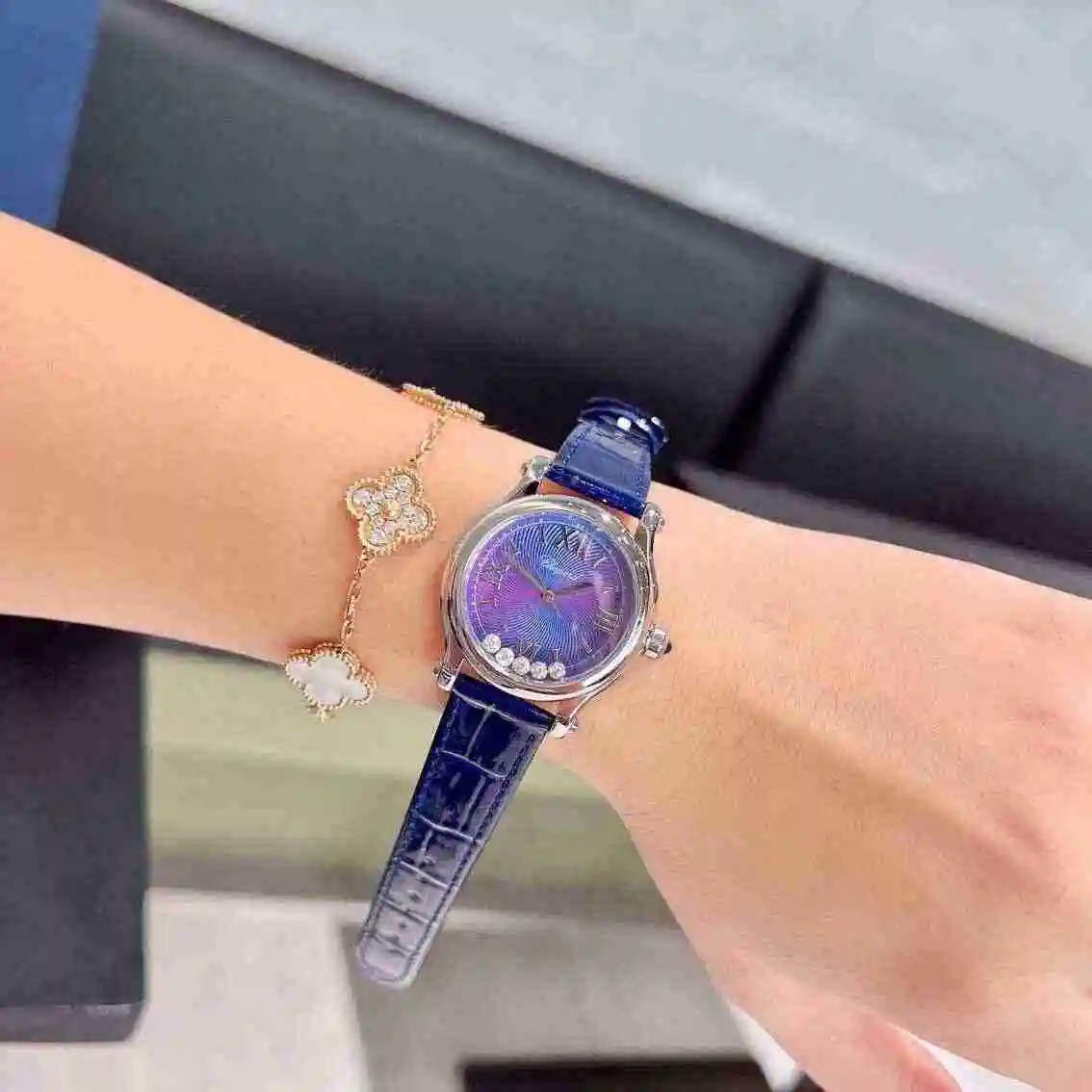 General Watches Chopard Chopin Watch Women's Watch Paired with Original Fully Automatic Mechanical Movement Top Grade 316 Precision Steel Case with Mineral Super Strong Mirror Diameter 33mm KK02650 2 view 3