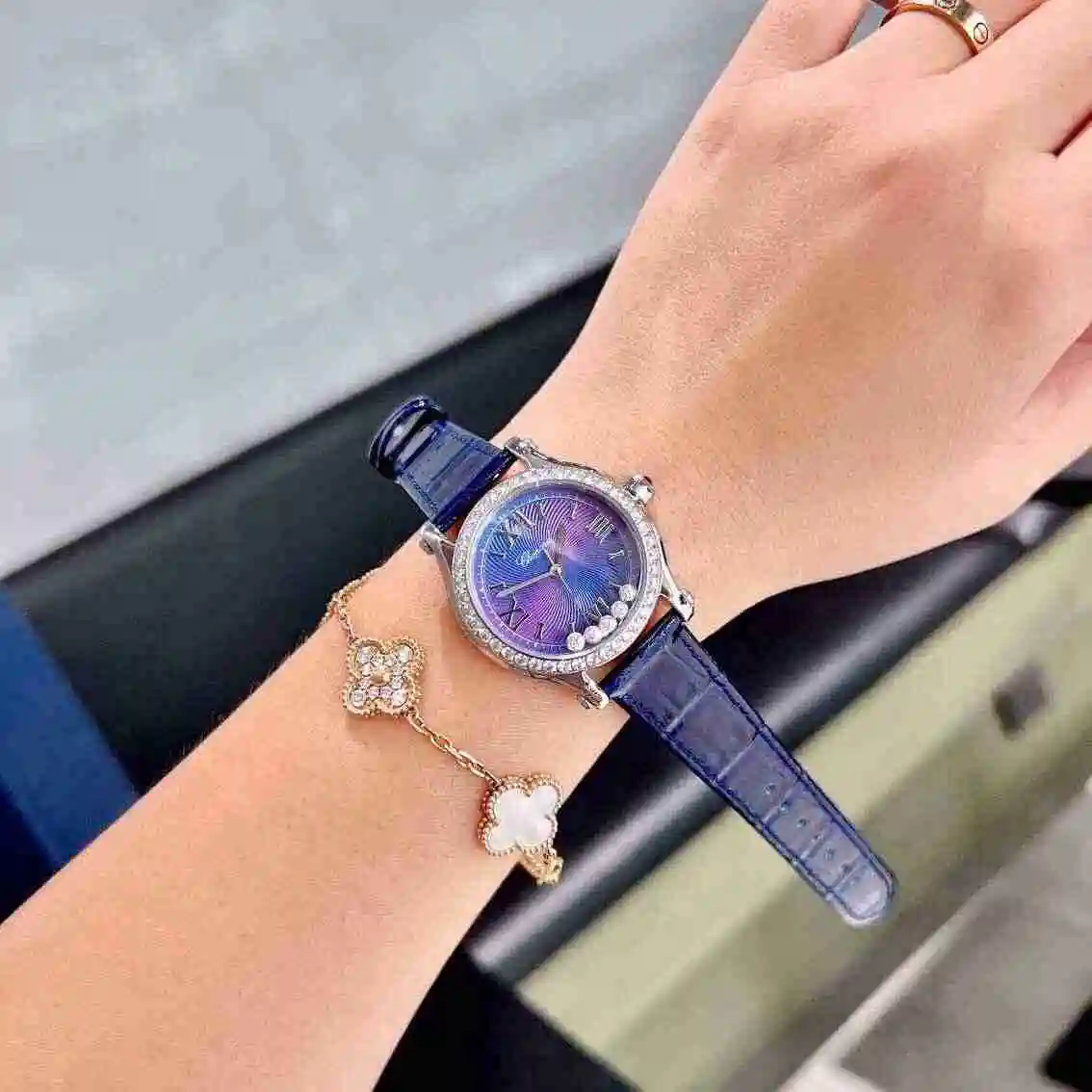 General Watches Chopard Chopin Watch Women's Watch Paired with Original Fully Automatic Mechanical Movement Top Grade 316 Precision Steel Case with Mineral Super Strong Mirror Diameter 33mm KK02650 2 view 4