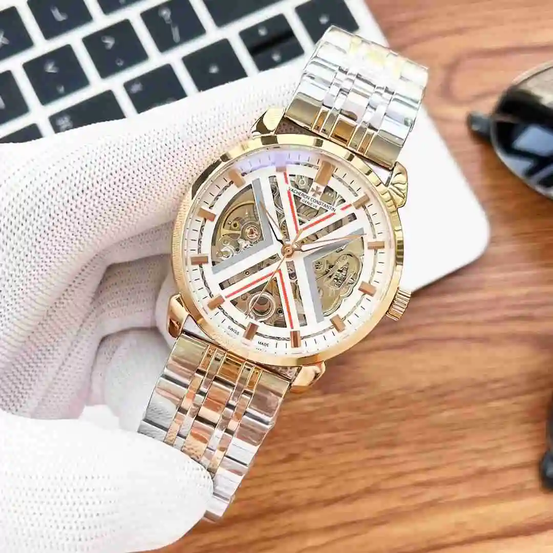 General Watches Vacheron Constantin Jiangshi Danton Watch Men's Watch Paired with Original Fully Automatic Mechanical Movement, Top Grade 316 Precision Steel Case with Mineral Super Strong Mirror Diameter 40mm KK04950 view 6