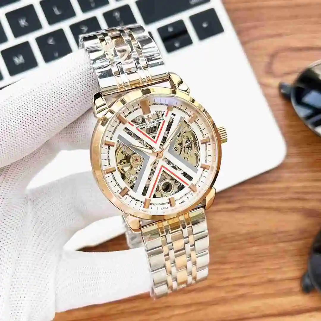 General Watches Vacheron Constantin Jiangshi Danton Watch Men's Watch Paired with Original Fully Automatic Mechanical Movement, Top Grade 316 Precision Steel Case with Mineral Super Strong Mirror Diameter 40mm KK04950 view 7