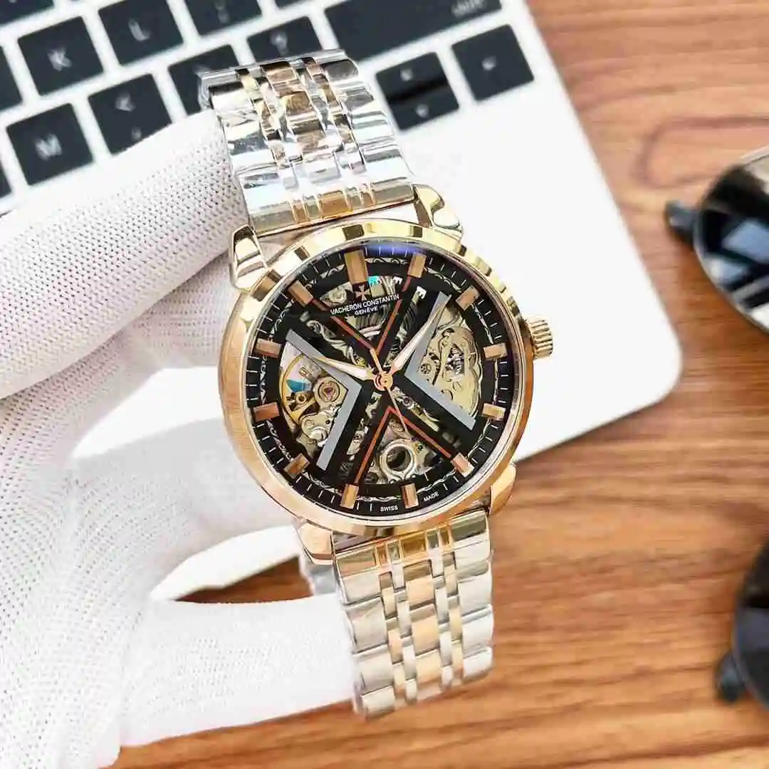 General Watches Vacheron Constantin Jiangshi Danton Watch Men's Watch Paired with Original Fully Automatic Mechanical Movement, Top Grade 316 Precision Steel Case with Mineral Super Strong Mirror Diameter 40mm KK04950 view 8