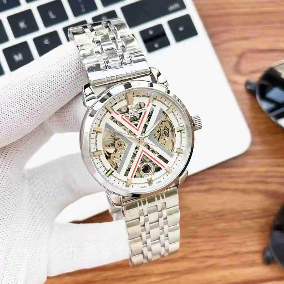 General Watches Vacheron Constantin Jiangshi Danton Watch Men's Watch Paired with Original Fully Automatic Mechanical Movement, Top Grade 316 Precision Steel Case with Mineral Super Strong Mirror Diameter 40mm KK04950 view 9