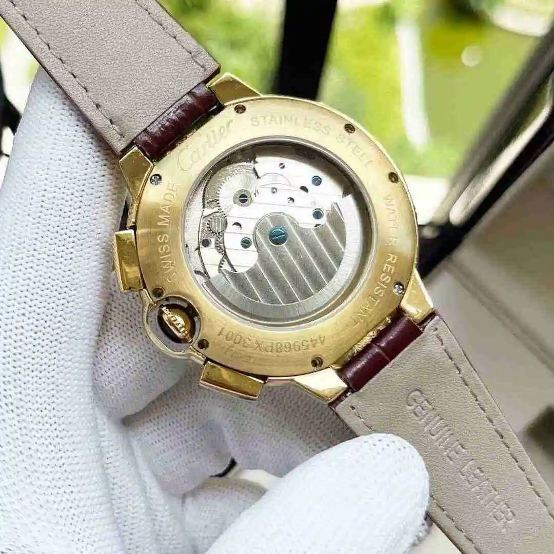 General Watches Cartier Watch Men's Watch Paired with Original Fully Automatic Mechanical Movement Top Grade 316 Precision Steel Case with Mineral Super Strong Mirror Diameter 44mm KK06550 1 view 3