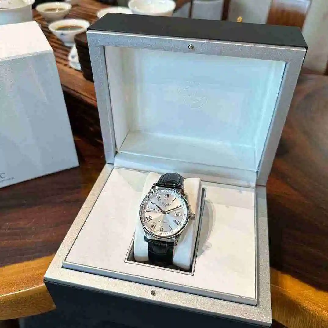 General Watches Longines Watch Men's Watch Paired with Original Fully Automatic Mechanical Movement Top grade 316 Precision Steel Case with Mineral Super Strong Mirror Diameter 40mm KK03800 view 9