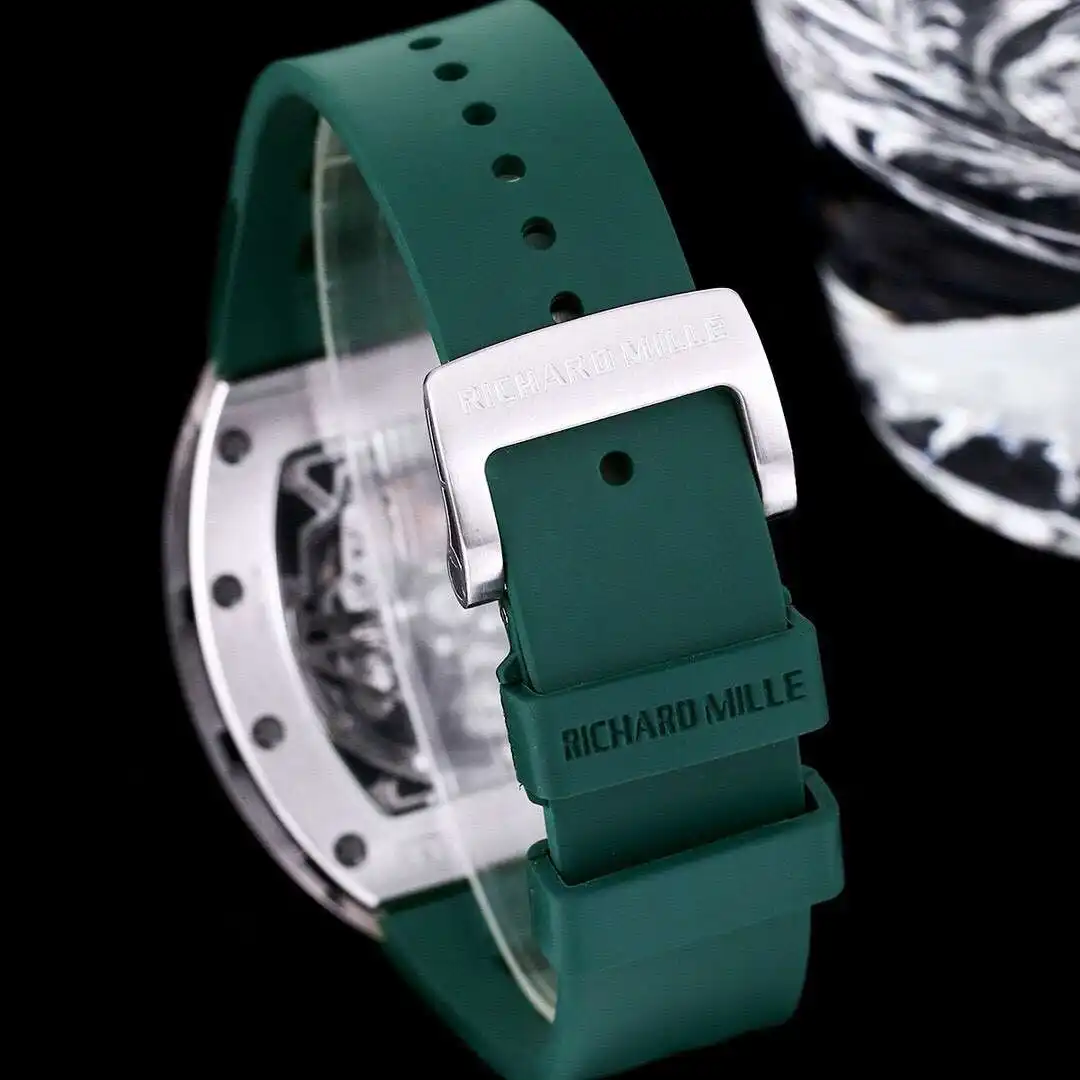 General Watches Richard Mille Richard@Mill watch men's watch with original fully automatic mechanical movement top 316 stainless steel case strap mineral super mirror KK09800 6 view 2