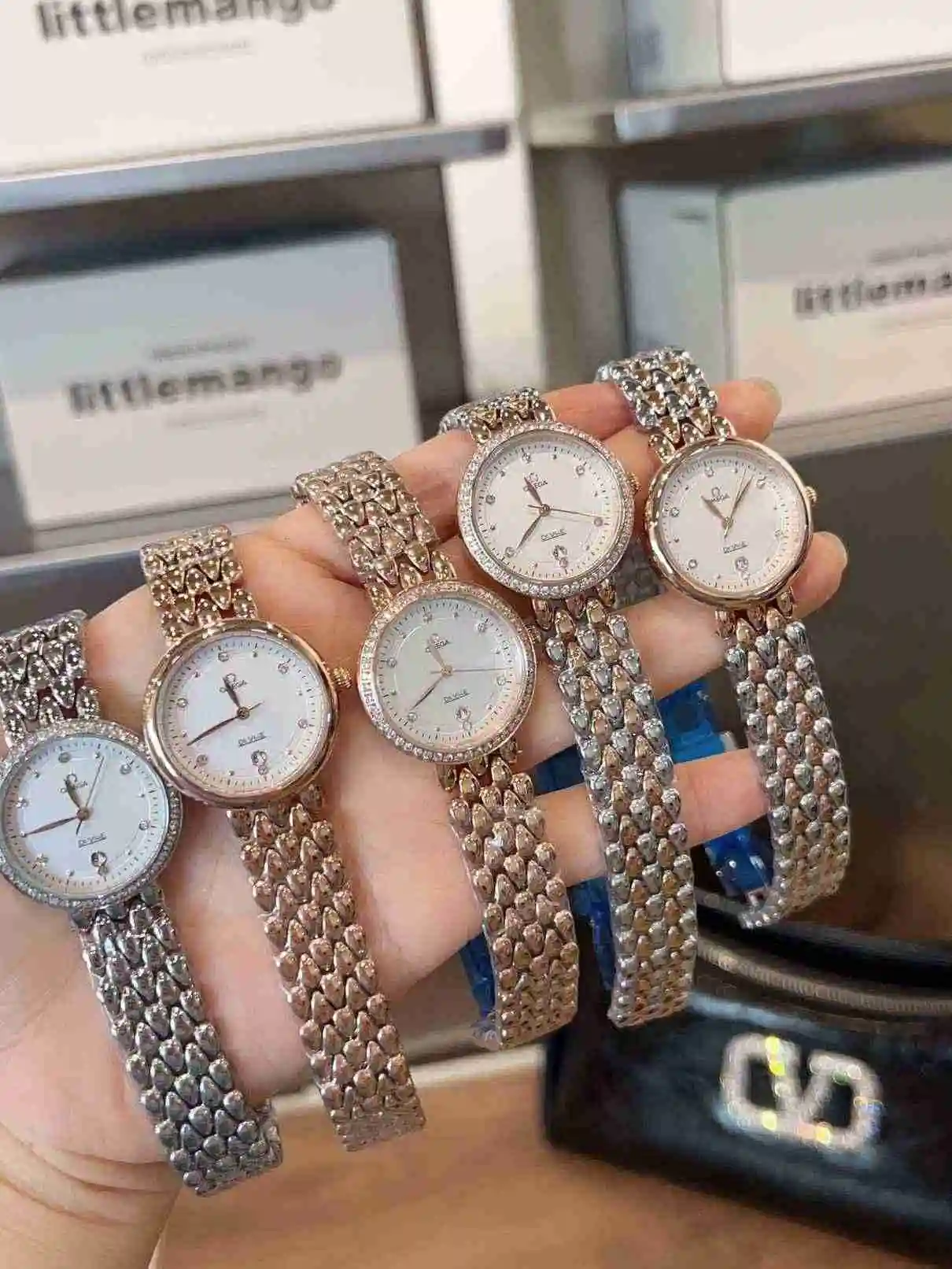 General Watches OMEGA Omega Watch Women's Watch Paired with Original Fully Automatic Mechanical Movement Top Grade 316 Precision Steel Case with Mineral Super Strong Mirror Diameter 28mm KK02750 1 view 2