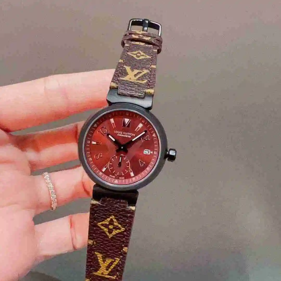 General Watches LV watch for women with original fully automatic mechanical movement, top grade 316 precision steel case with mineral super strong mirror diameter 33mm KK02550 3 view 8