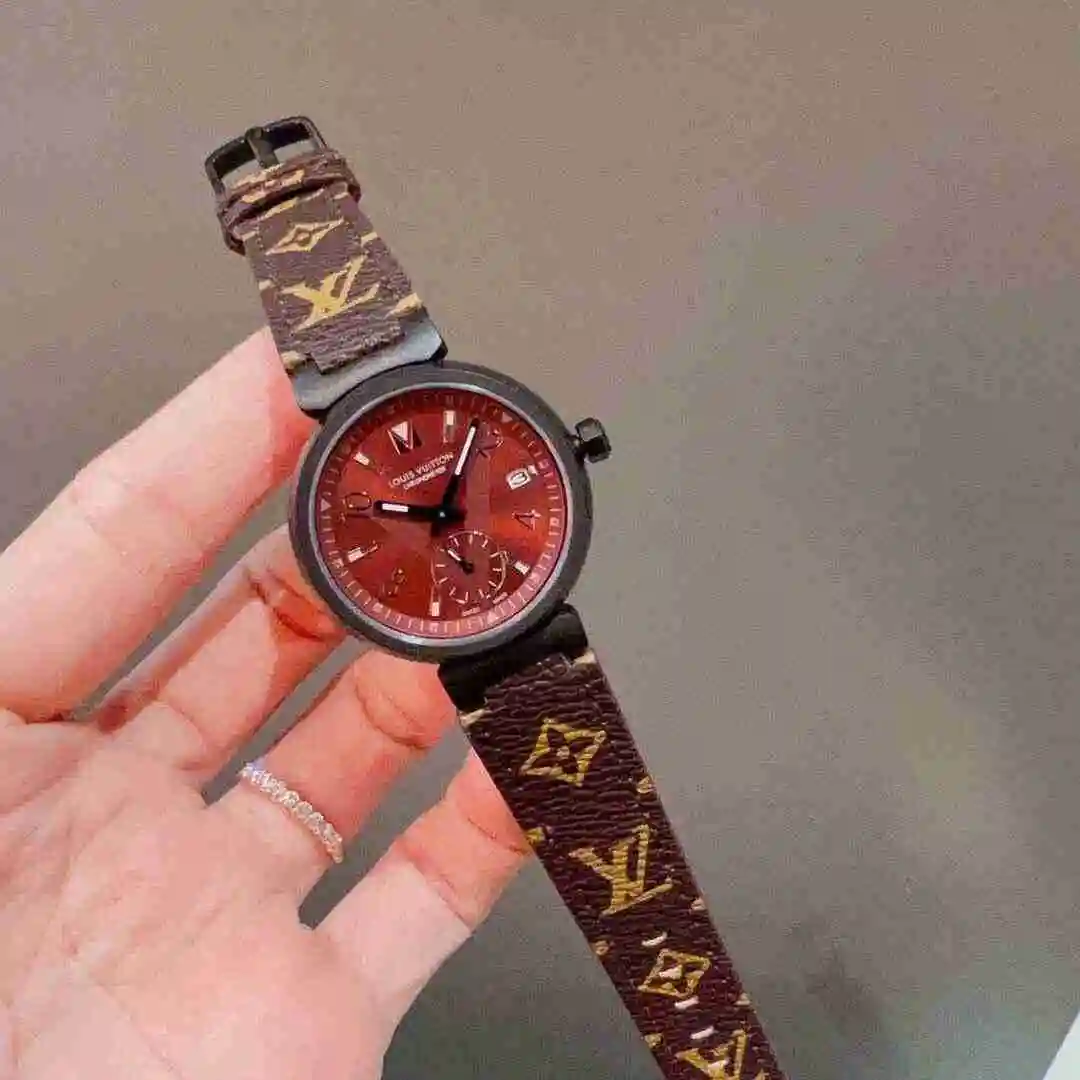 General Watches LV watch for women with original fully automatic mechanical movement, top grade 316 precision steel case with mineral super strong mirror diameter 33mm KK02550 3 view 9