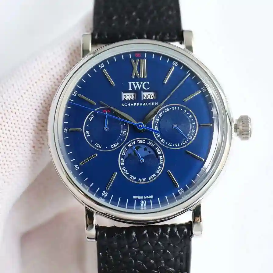 General Watches IWC Wan @ National Watch Men's Watch Paired with Original Fully Automatic Mechanical Movement Top Grade 316 Precision Steel Case with Mineral Super Strong Mirror Diameter 40mm KK012500 view 9