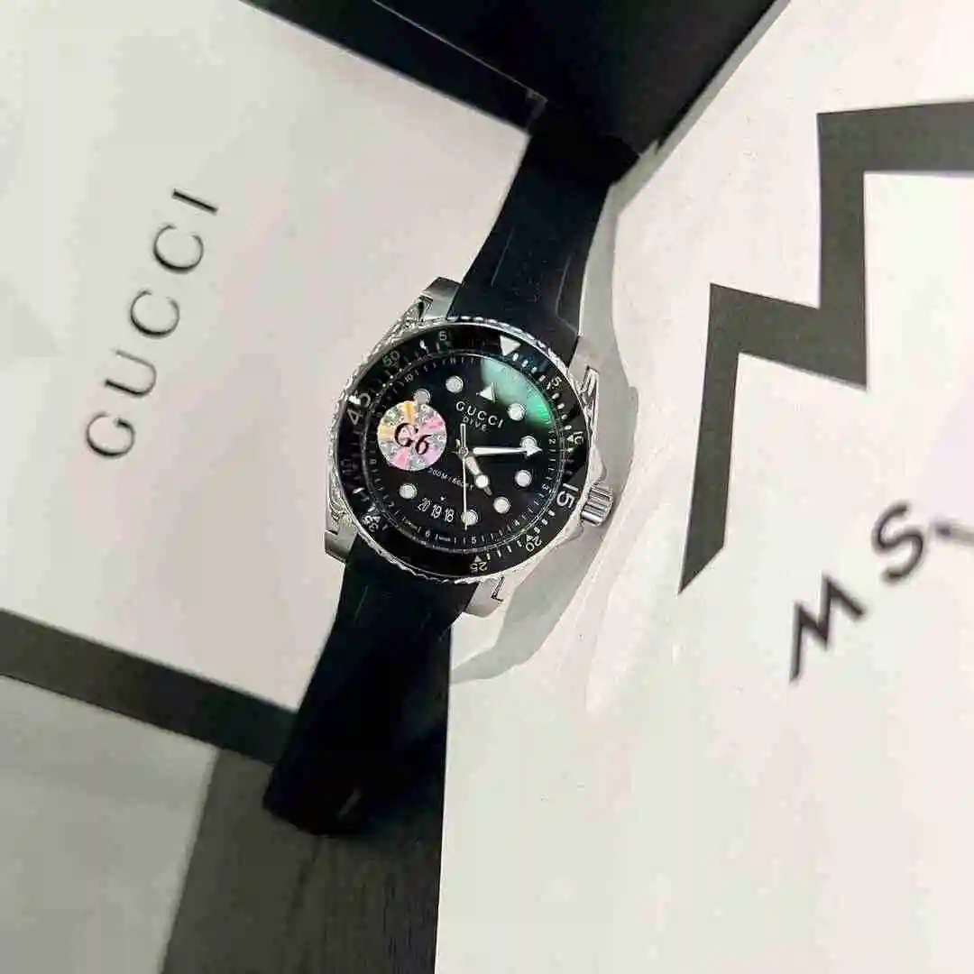 General Watches GUCCI Gucci Watch Couple Watch Paired with Original Fully Automatic Mechanical Movement Top grade 316 Precision Steel Case Case with Mineral Super Strong Mirror Diameter 40mm KK03250 3 view 5