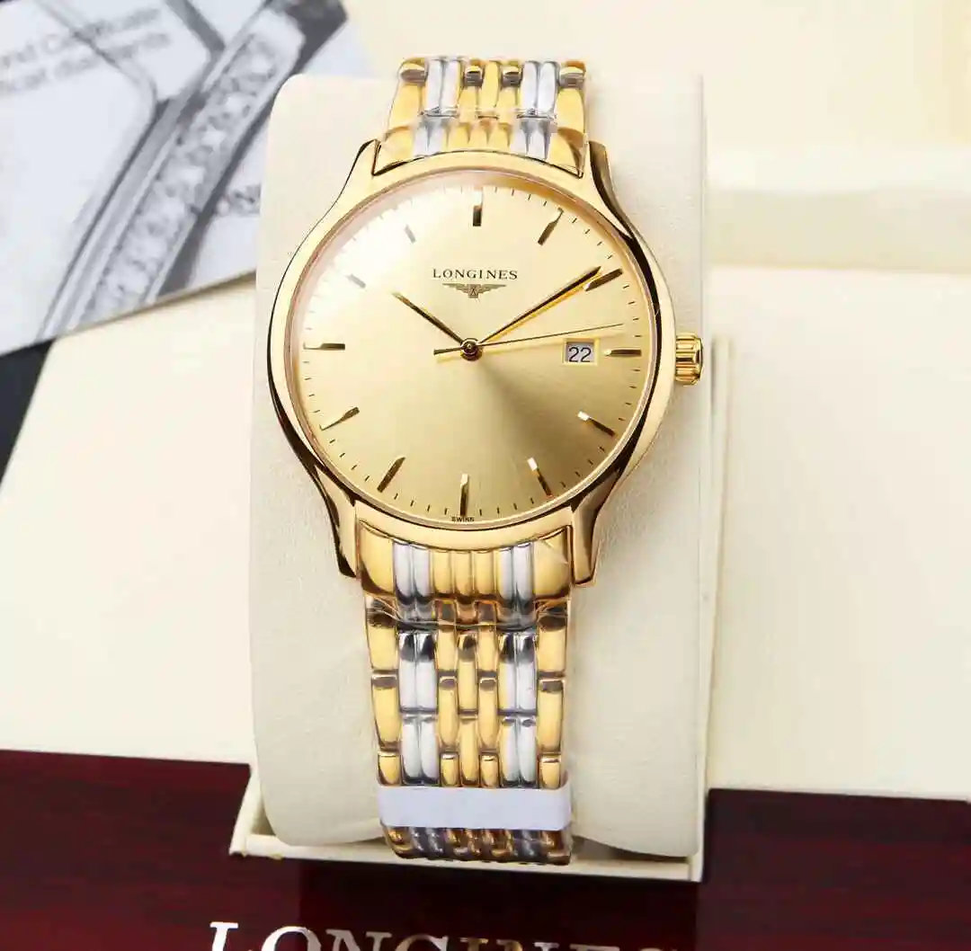 General Watches Longines Watch Men's Watch Paired with Original Fully Automatic Mechanical Movement Top Grade 316 Precision Steel Case with Mineral Super Strong Mirror Diameter 39mm KK04250 3 view 8