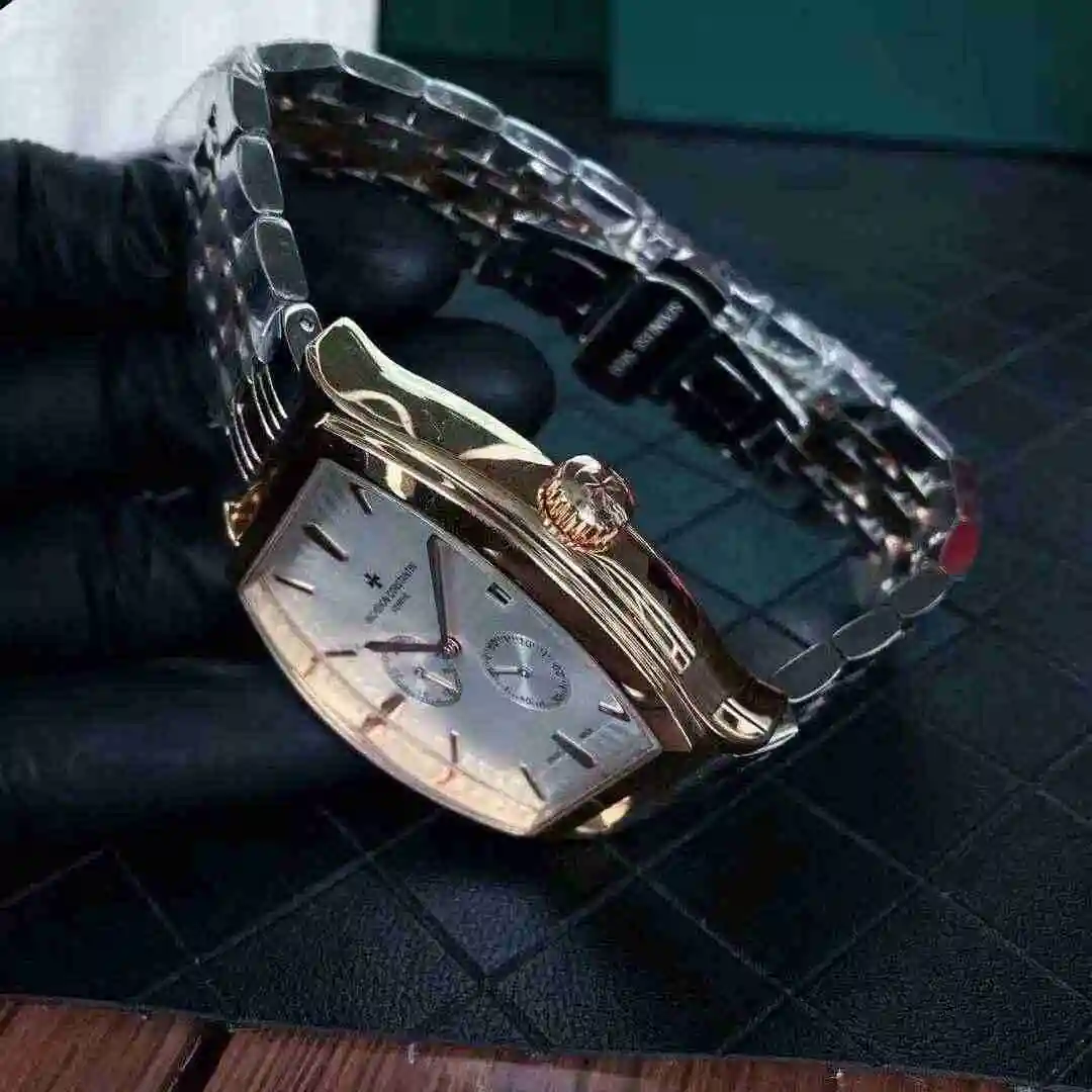 General Watches Vacheron Constantin Jiangshi Danton Watch Men's Watch Paired with Original Fully Automatic Mechanical Movement, Top Grade 316 Precision Steel Case with Mineral Super Strong Mirror Diameter 43mm KK04650 view 3