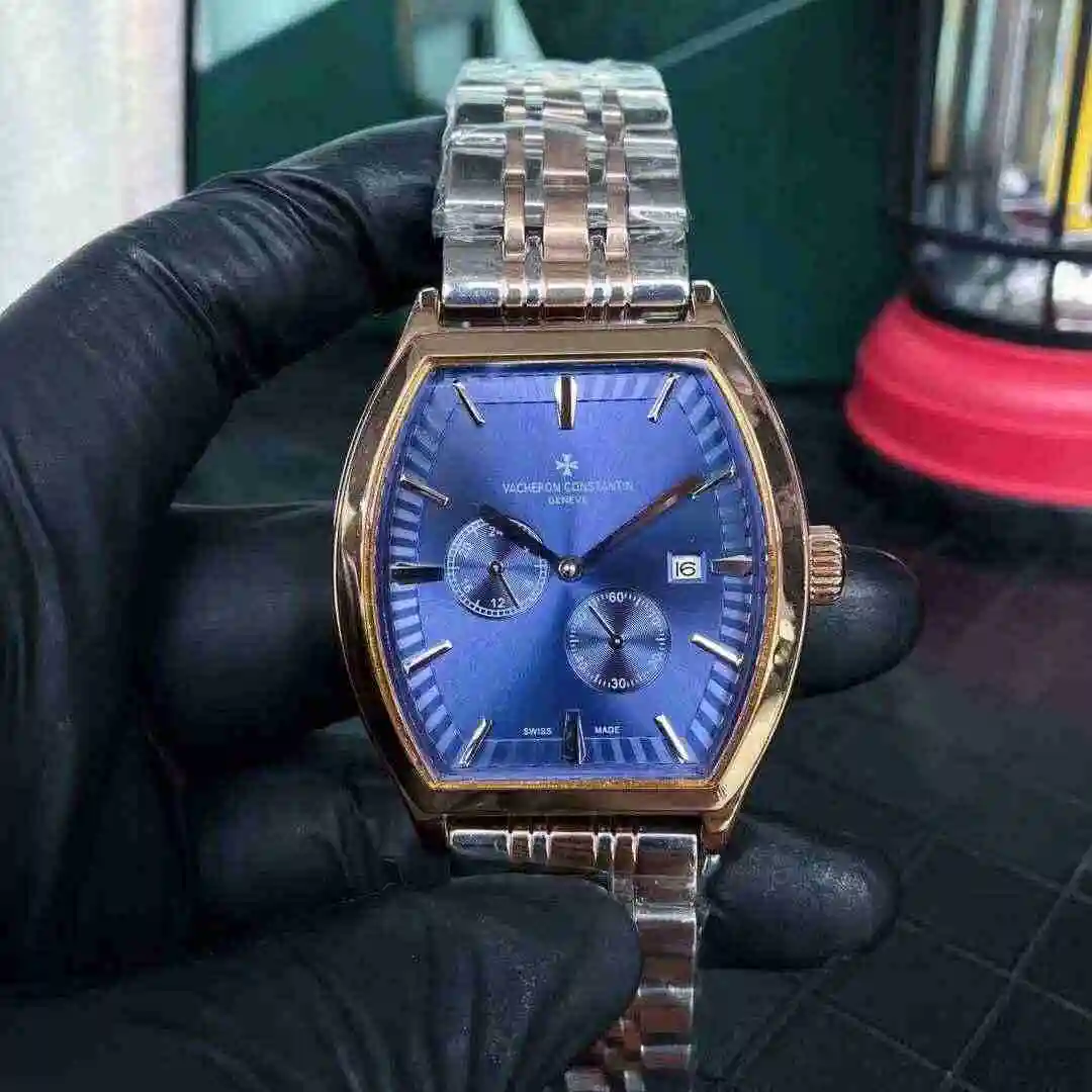 General Watches Vacheron Constantin Jiangshi Danton Watch Men's Watch Paired with Original Fully Automatic Mechanical Movement, Top Grade 316 Precision Steel Case with Mineral Super Strong Mirror Diameter 43mm KK04650 view 5