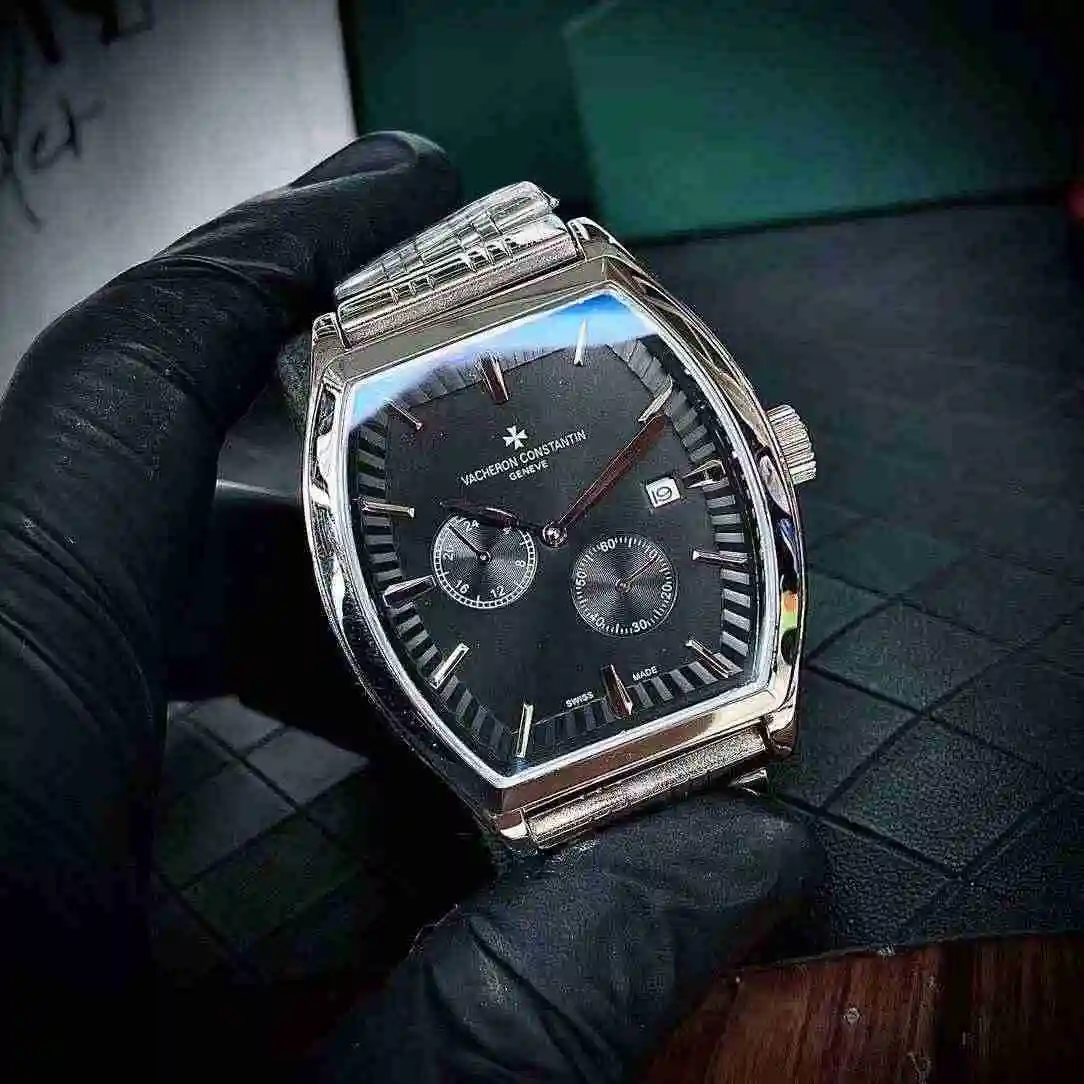 General Watches Vacheron Constantin Jiangshi Danton Watch Men's Watch Paired with Original Fully Automatic Mechanical Movement, Top Grade 316 Precision Steel Case with Mineral Super Strong Mirror Diameter 43mm KK04650 view 8