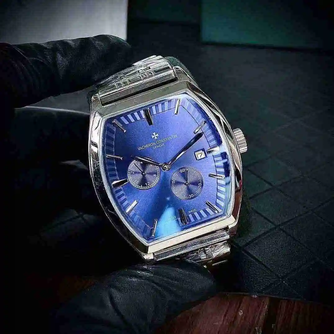 General Watches Vacheron Constantin Jiangshi Danton Watch Men's Watch Paired with Original Fully Automatic Mechanical Movement, Top Grade 316 Precision Steel Case with Mineral Super Strong Mirror Diameter 43mm KK04650 view 9