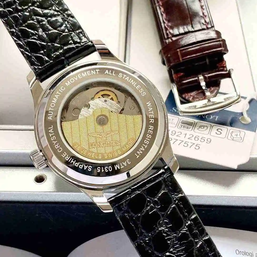 General Watches Longines Watch Men's Watch Paired with Original Fully Automatic Mechanical Movement Top Grade 316 Precision Steel Case with Mineral Super Strong Mirror Diameter 40mm KK04350 1 view 2
