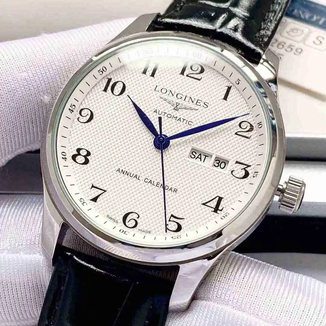 General Watches Longines Watch Men's Watch Paired with Original Fully Automatic Mechanical Movement Top Grade 316 Precision Steel Case with Mineral Super Strong Mirror Diameter 40mm KK04350 1 view 4