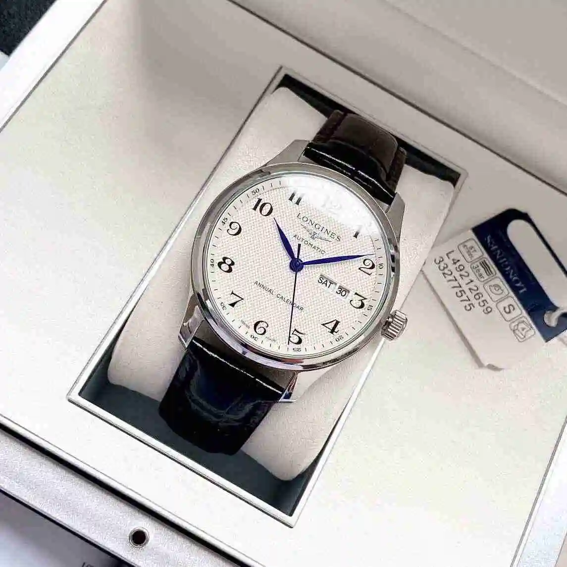 General Watches Longines Watch Men's Watch Paired with Original Fully Automatic Mechanical Movement Top Grade 316 Precision Steel Case with Mineral Super Strong Mirror Diameter 40mm KK04350 1 view 6