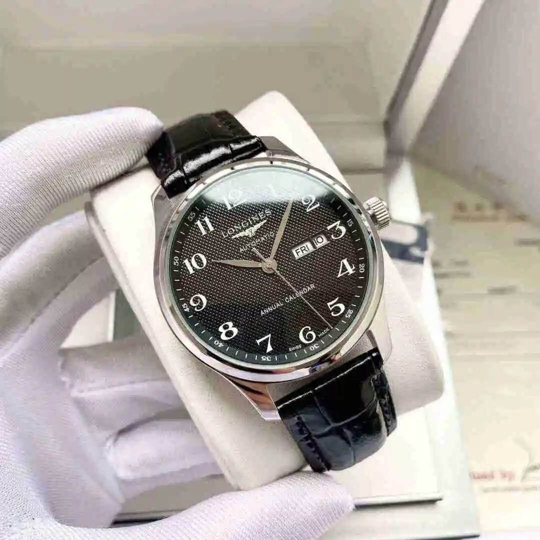General Watches Longines Watch Men's Watch Paired with Original Fully Automatic Mechanical Movement Top Grade 316 Precision Steel Case with Mineral Super Strong Mirror Diameter 40mm KK04350 1 view 7