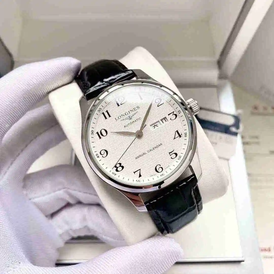 General Watches Longines Watch Men's Watch Paired with Original Fully Automatic Mechanical Movement Top Grade 316 Precision Steel Case with Mineral Super Strong Mirror Diameter 40mm KK04350 1 view 8