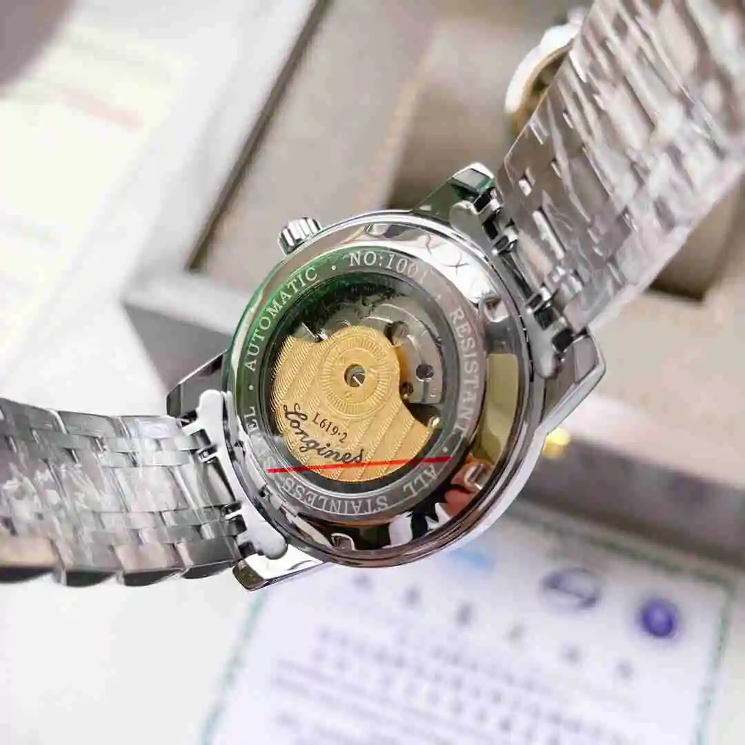 General Watches Longines Watch Men's Watch Paired with Original Fully Automatic Mechanical Movement Top Grade 316 Precision Steel Case with Mineral Super Strong Mirror Diameter 42mm KK03850 3 view 3