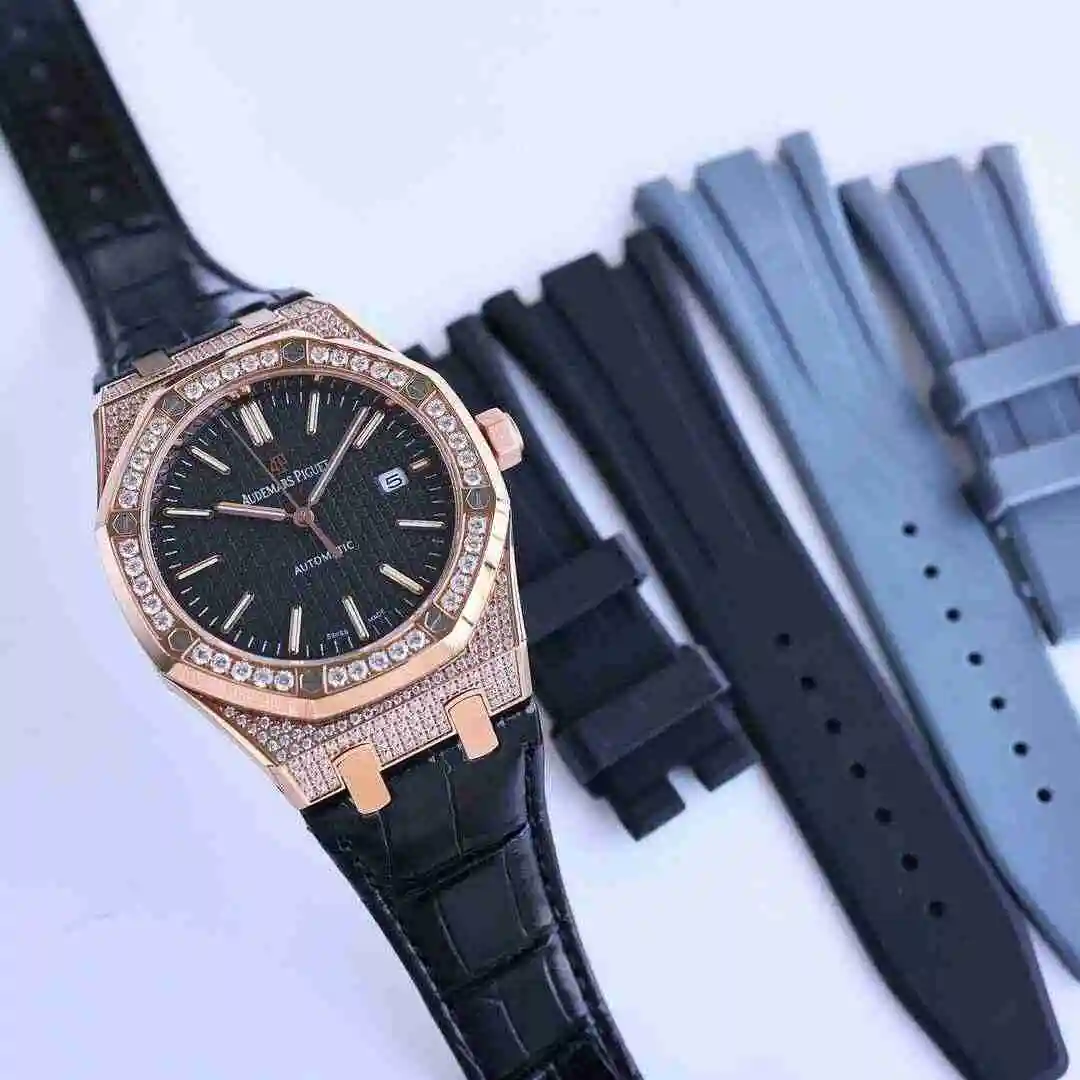 General Watches Audemars Piguet Aibi Watch Men's Watch Paired with Original Fully Automatic Mechanical Movement, Top Grade 316 Precision Steel Case with Mineral Super Strong Mirror Diameter 41mm kk018500 view 2