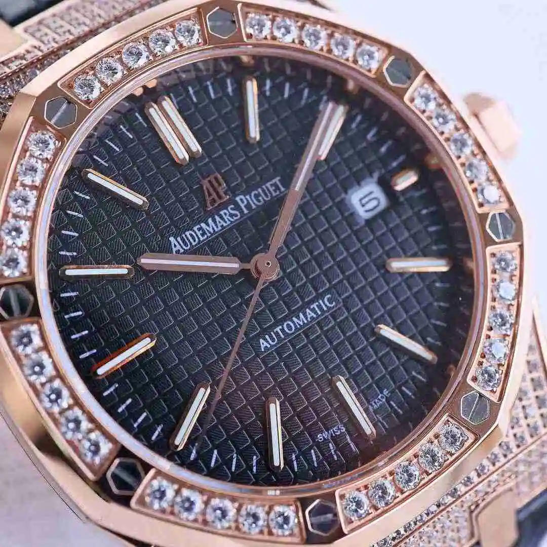 General Watches Audemars Piguet Aibi Watch Men's Watch Paired with Original Fully Automatic Mechanical Movement, Top Grade 316 Precision Steel Case with Mineral Super Strong Mirror Diameter 41mm kk018500 view 8