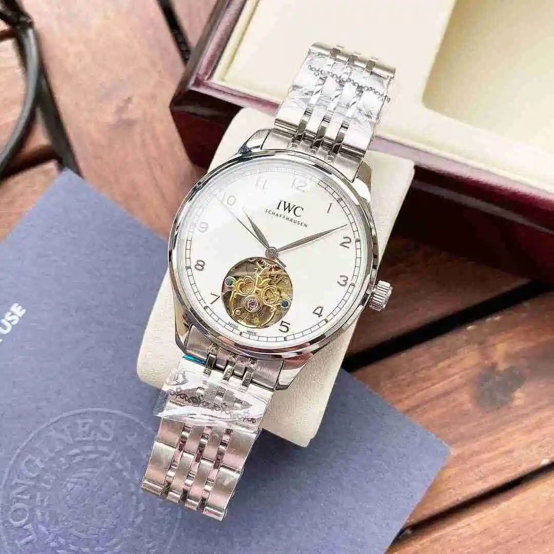 General Watches IWC Wanguo Watch Men's Watch Paired with Original Fully Automatic Mechanical Movement Top Grade 316 Precision Steel Case with Mineral Super Strong Mirror Diameter 42mm KK05250 view 4