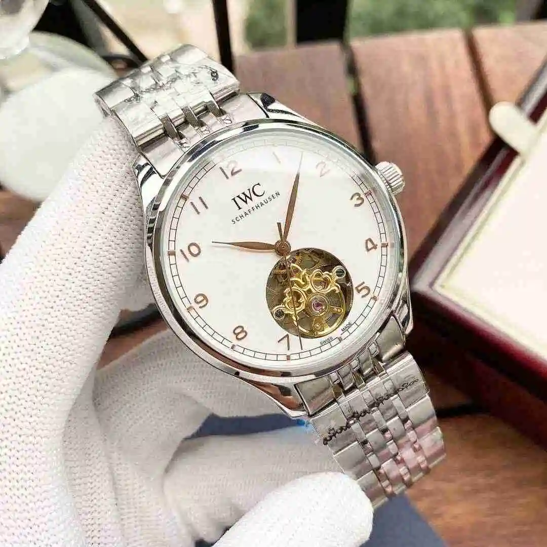 General Watches IWC Wanguo Watch Men's Watch Paired with Original Fully Automatic Mechanical Movement Top Grade 316 Precision Steel Case with Mineral Super Strong Mirror Diameter 42mm KK05250 view 7