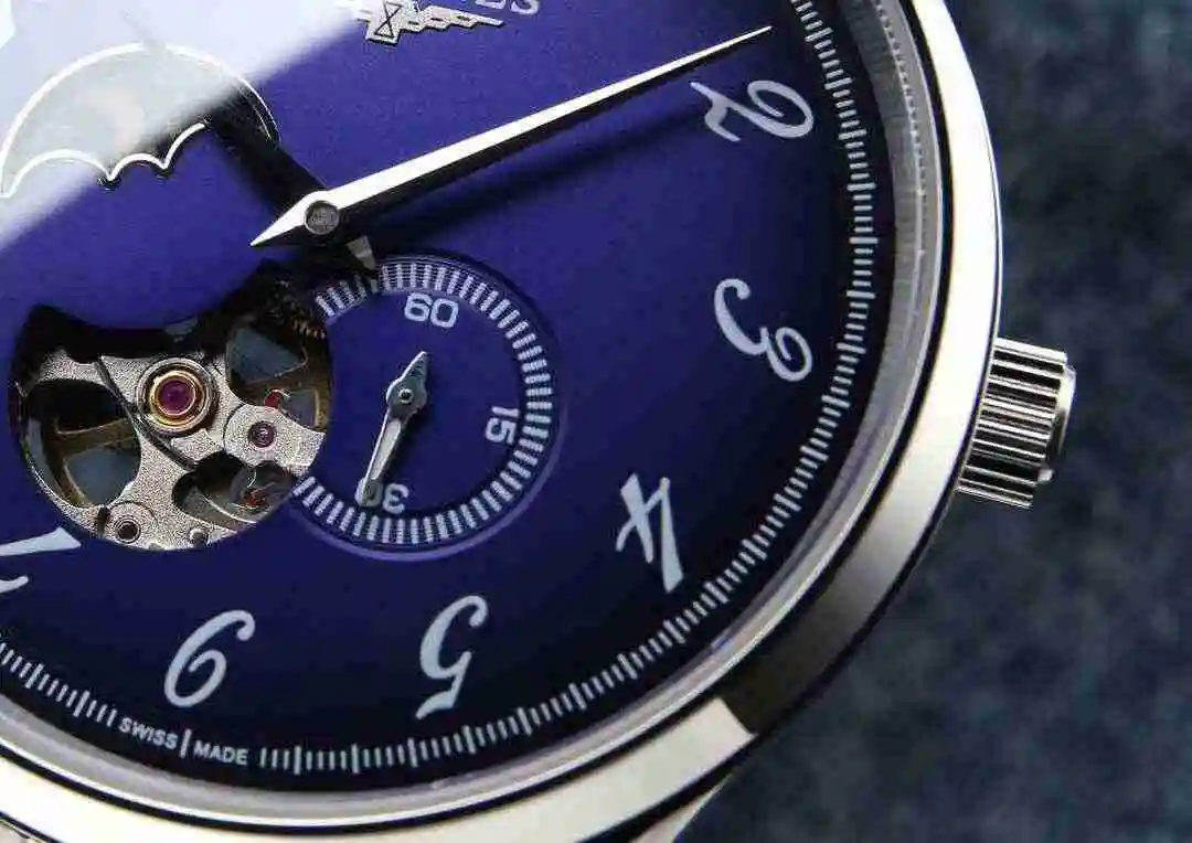 General Watches Longines watch for men with original fully automatic mechanical movement, top grade 316 precision steel case with mineral super strong mirror diameter 40mm kk07250 2 view 5