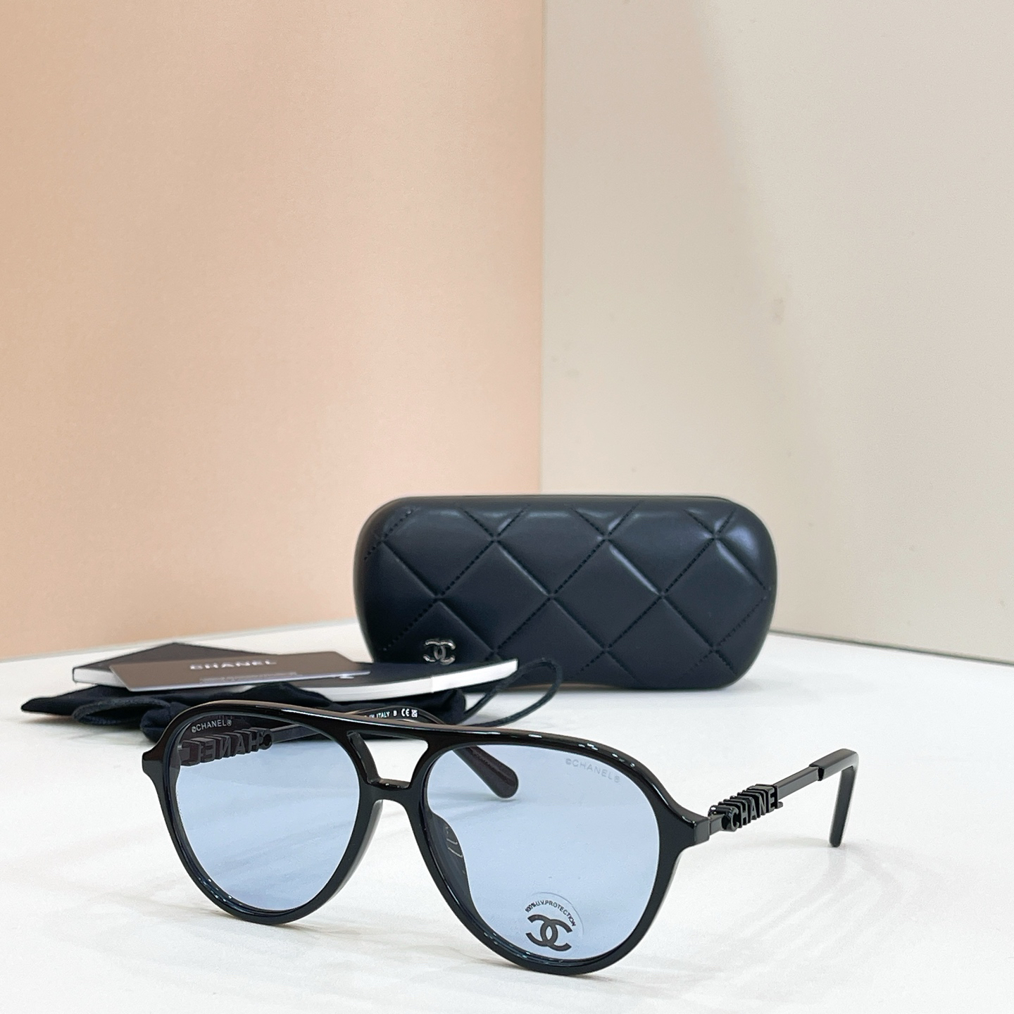 CHANE EL:CH3504 Size 54-15-140 Sunglasses view 2
