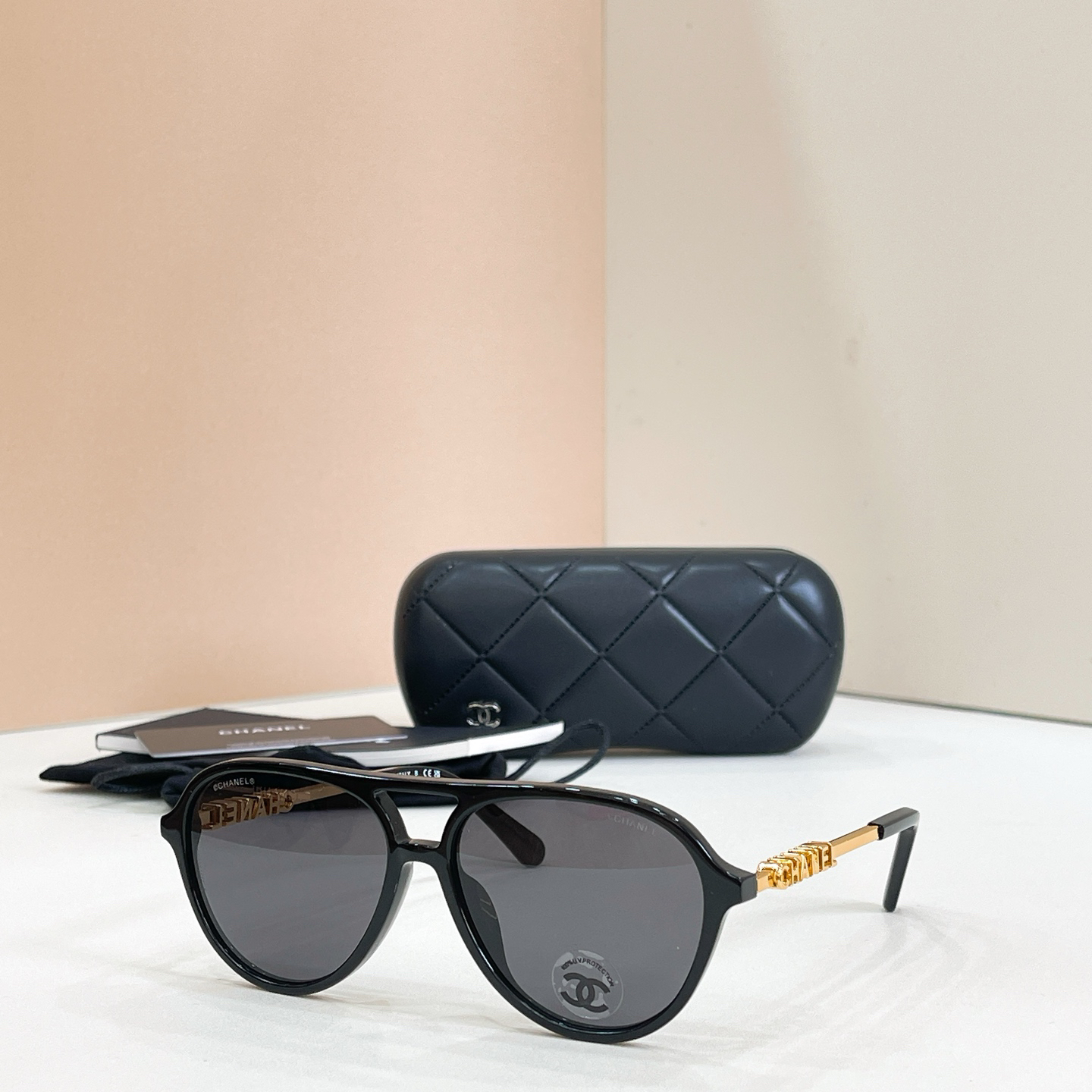 CHANE EL:CH3504 Size 54-15-140 Sunglasses view 4