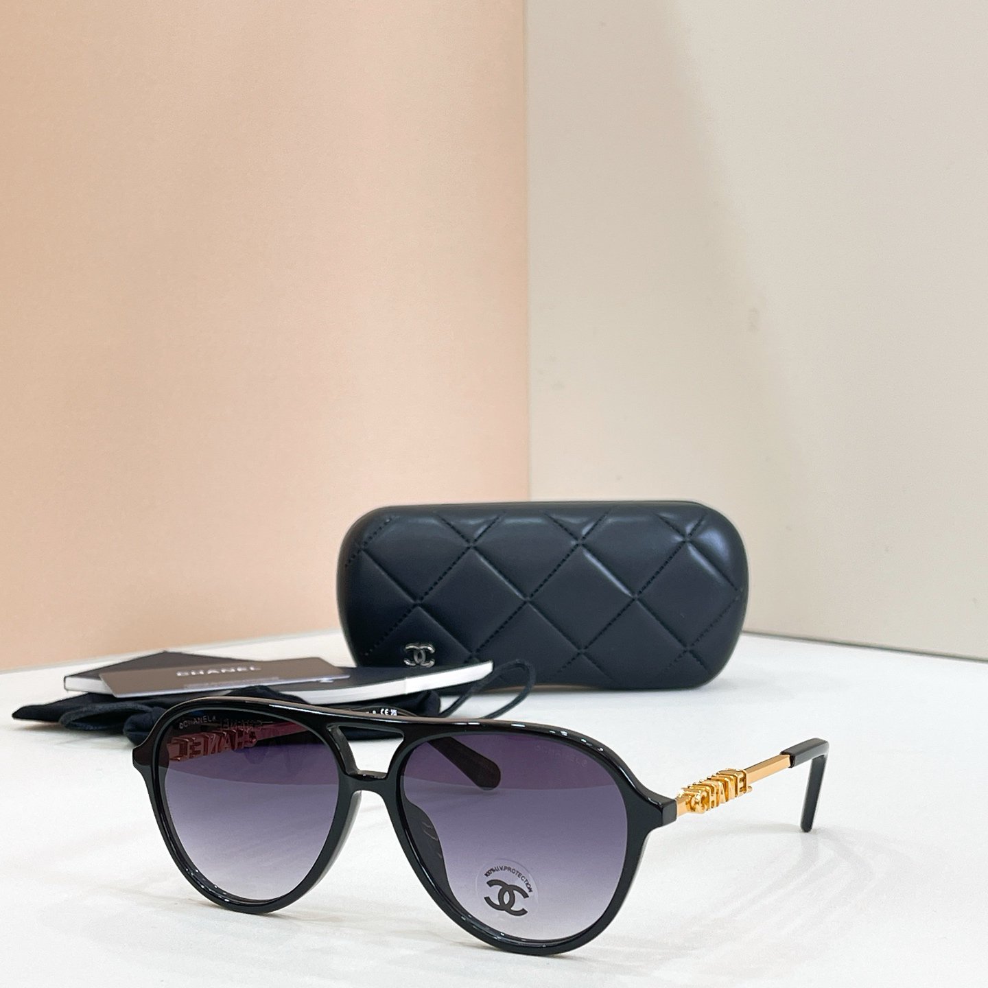 CHANE EL:CH3504 Size 54-15-140 Sunglasses view 7
