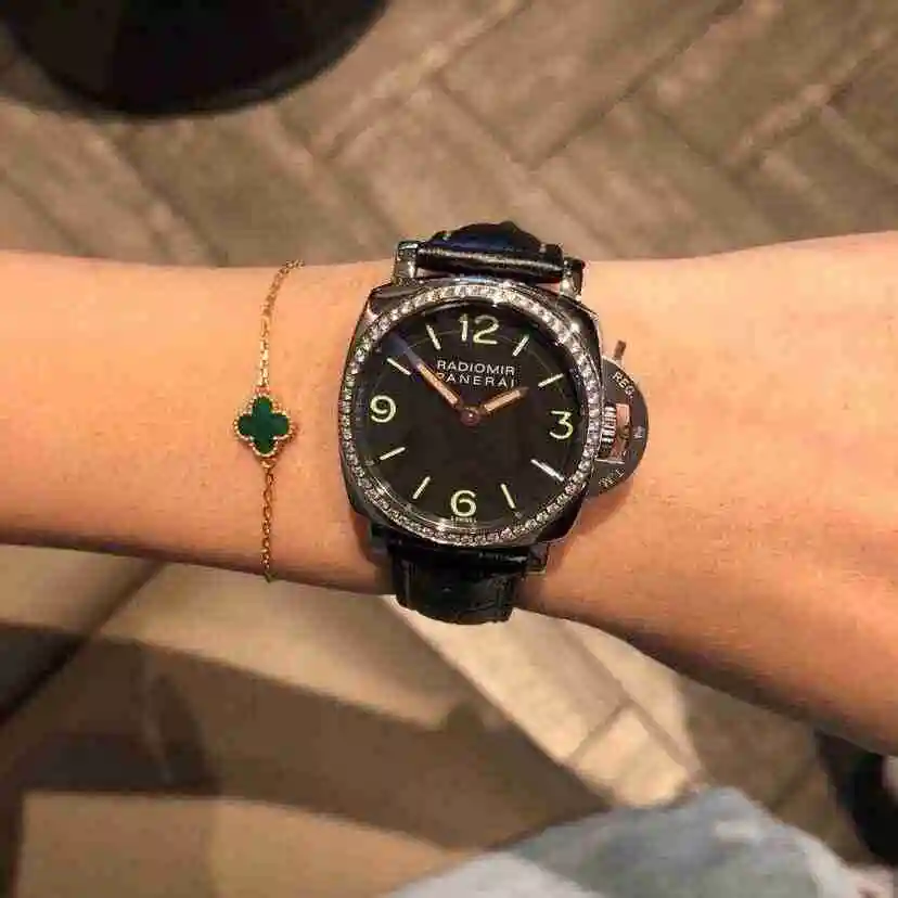 General Watches Panerai Peinahai Watch Women's Watch Paired with Original Fully Automatic Mechanical Movement Top Grade 316 Precision Steel Case with Mineral Super Strong Mirror Diameter 35mm KK03250 view 5