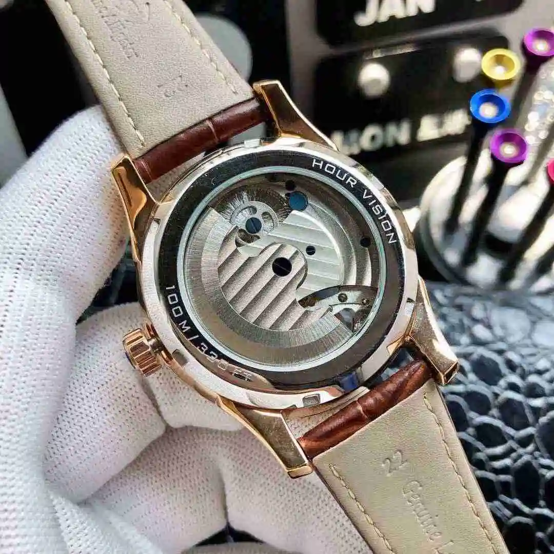 General Watches Cartier Watch Men's Watch Paired with Original Fully Automatic Mechanical Movement Top Grade 316 Precision Steel Case with Mineral Super Strong Mirror Diameter 42mm KK ) view 3