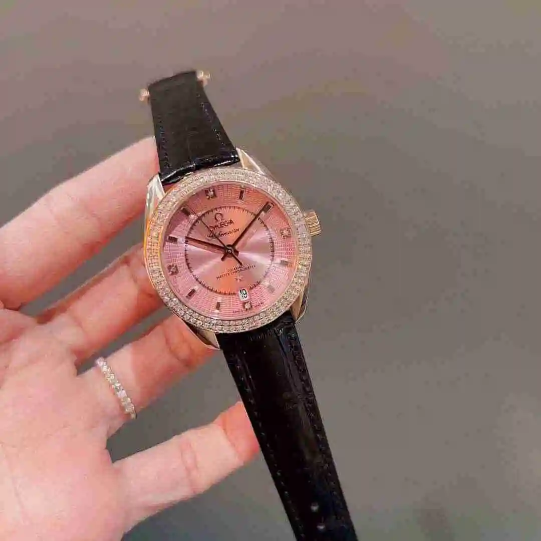 General Watches Omega Watch Women's Watch Paired with Original Fully Automatic Mechanical Movement Top Grade 316 Precision Steel Case with Mineral Super Strong Mirror Diameter 37mm KK02650 view 5