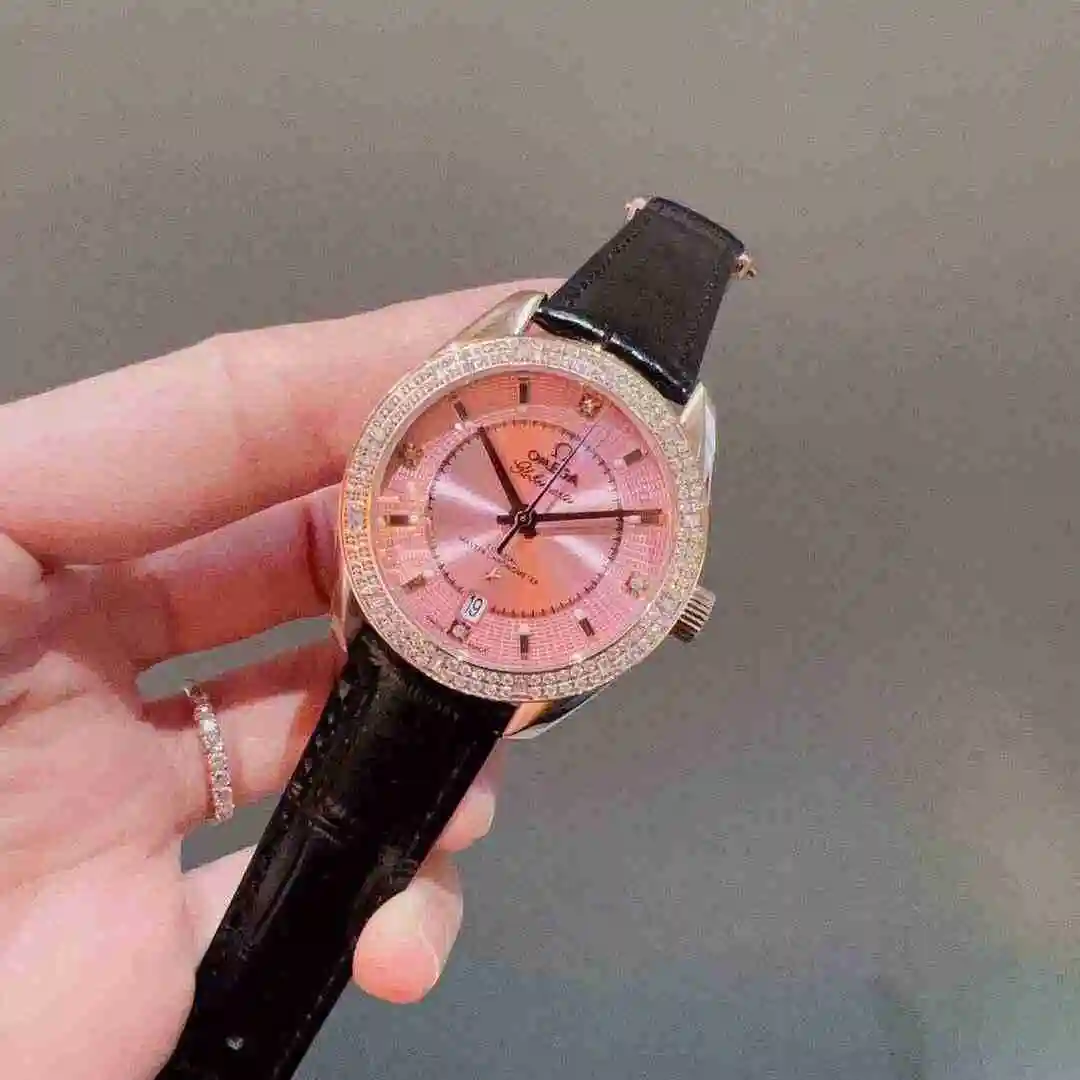 General Watches Omega Watch Women's Watch Paired with Original Fully Automatic Mechanical Movement Top Grade 316 Precision Steel Case with Mineral Super Strong Mirror Diameter 37mm KK02650 view 7