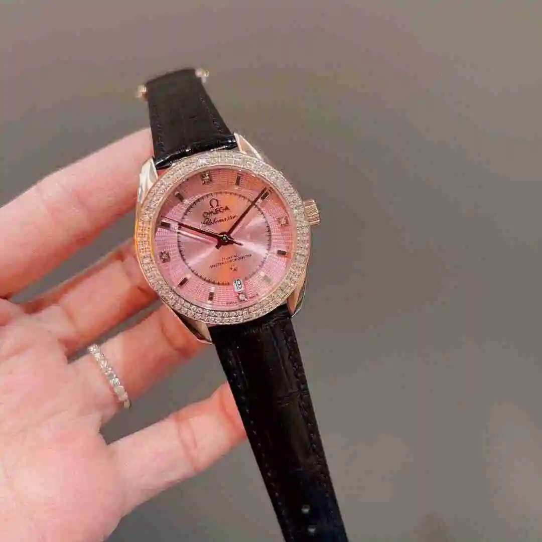 General Watches Omega Watch Women's Watch Paired with Original Fully Automatic Mechanical Movement Top Grade 316 Precision Steel Case with Mineral Super Strong Mirror Diameter 37mm KK02650 view 8