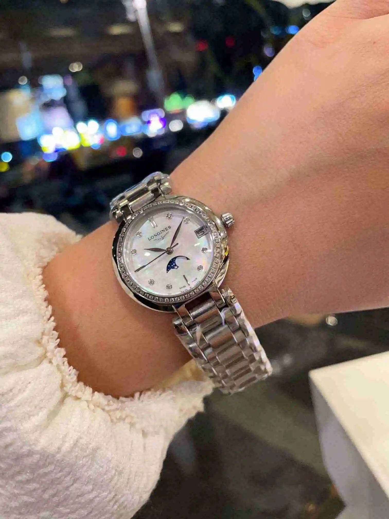 General Watches Longines Watch Women's Watch Paired with Original Fully Automatic Mechanical Movement Top Grade 316 Precision Steel Case with Mineral Super Strong Mirror Diameter 30mm KK02650 view 3