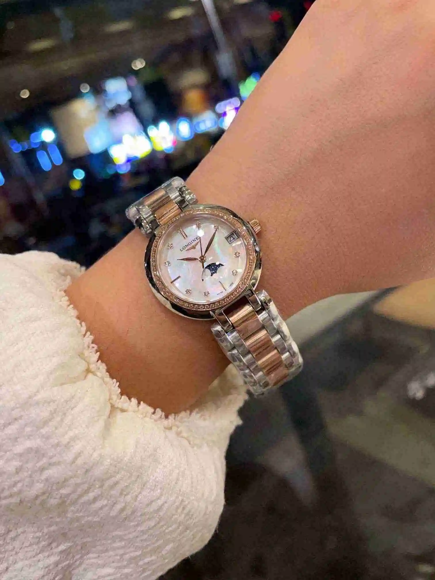 General Watches Longines Watch Women's Watch Paired with Original Fully Automatic Mechanical Movement Top Grade 316 Precision Steel Case with Mineral Super Strong Mirror Diameter 30mm KK02650 view 4