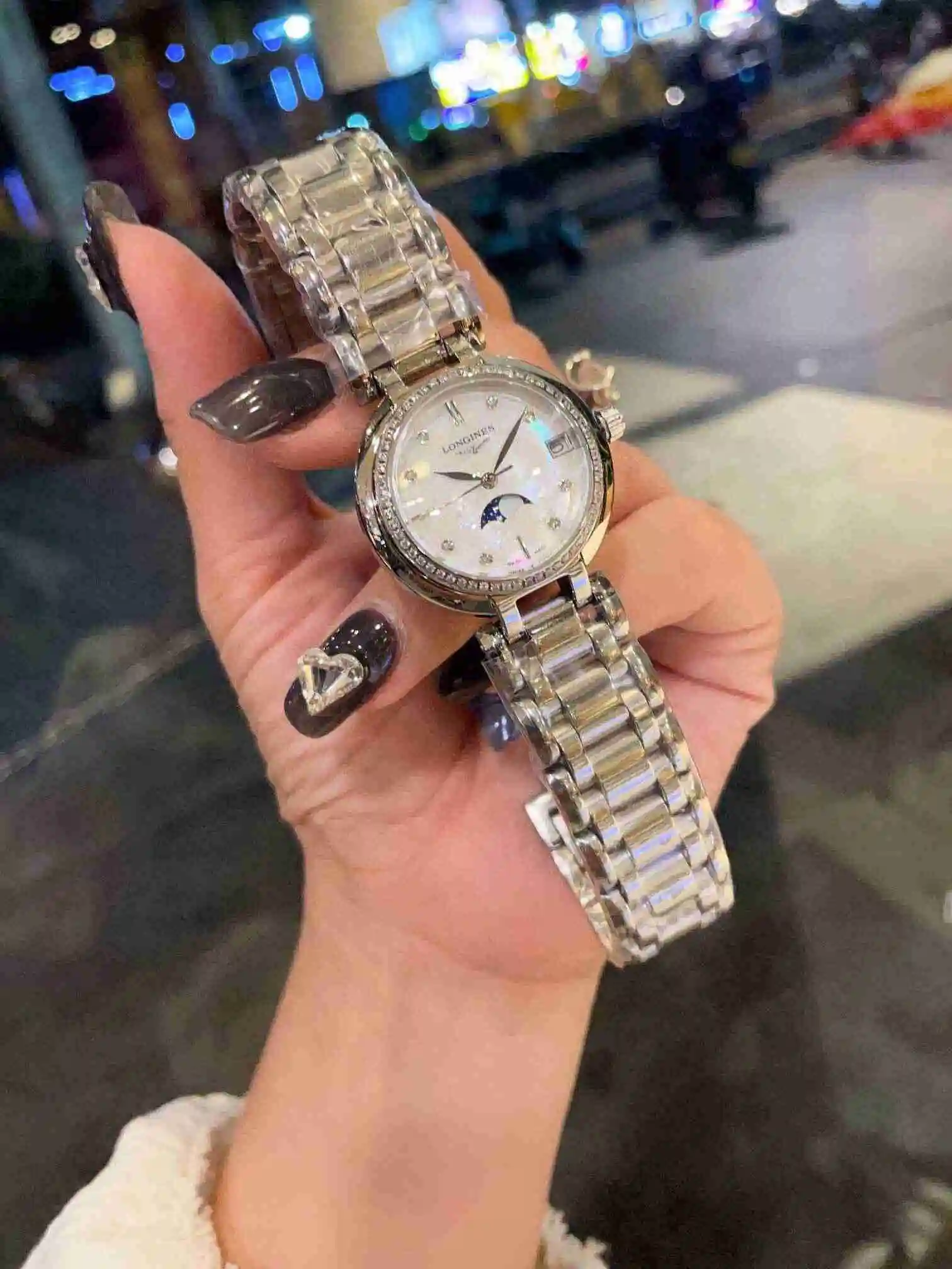 General Watches Longines Watch Women's Watch Paired with Original Fully Automatic Mechanical Movement Top Grade 316 Precision Steel Case with Mineral Super Strong Mirror Diameter 30mm KK02650 view 7