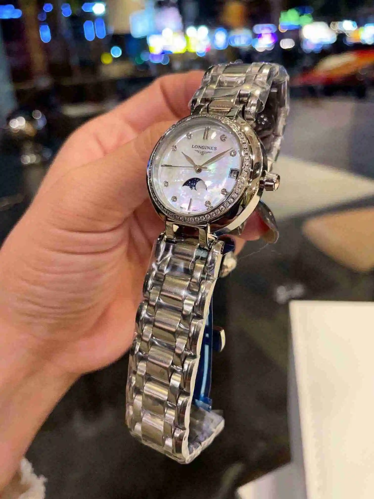 General Watches Longines Watch Women's Watch Paired with Original Fully Automatic Mechanical Movement Top Grade 316 Precision Steel Case with Mineral Super Strong Mirror Diameter 30mm KK02650 view 8