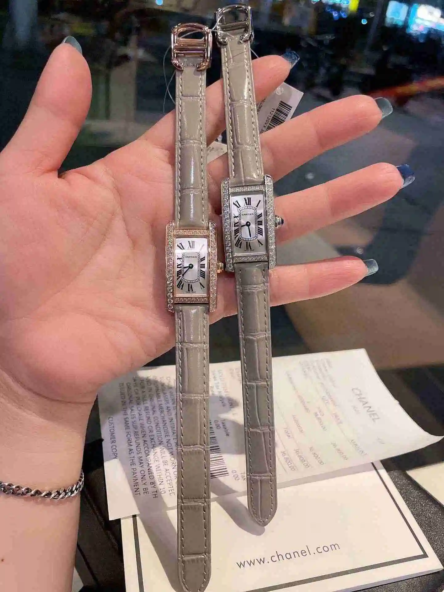 General Watches Cartier Watch Women's Watch Paired with Original Fully Automatic Mechanical Movement Top Grade 316 Precision Steel Case with Mineral Super Strong Mirror Diameter 34x19mm KK03450 view 6