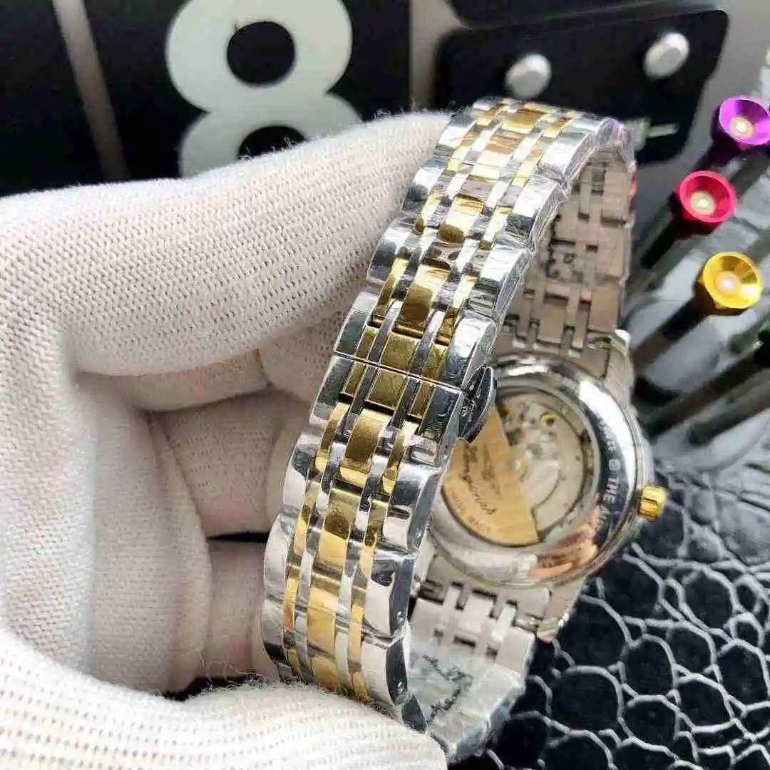General Watches Longines Watch Men's Watch Paired with Original Fully Automatic Mechanical Movement Top Grade 316 Precision Steel Case with Mineral Super Strong Mirror Diameter 40mm KK ) view 2