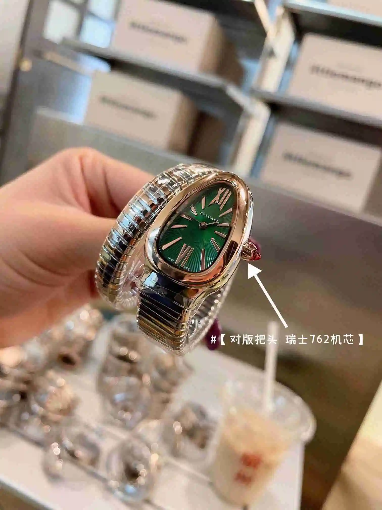General Watches Bvlgari Bulgari women's watch paired with original fully automatic mechanical movement, top grade 316 precision steel case with mineral super strong mirror surface KK02850 view 4
