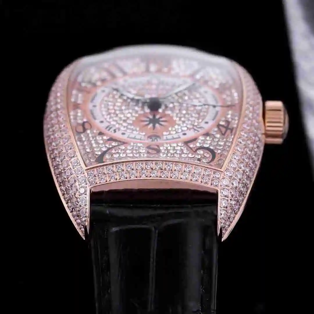 General Watches Franck Muller Frank Watch Men's Watch Paired with Original Fully Automatic Mechanical Movement Top Grade 316 Precision Steel Case with Mineral Super Strong Mirror Diameter 40mm KK04250 1 view 5