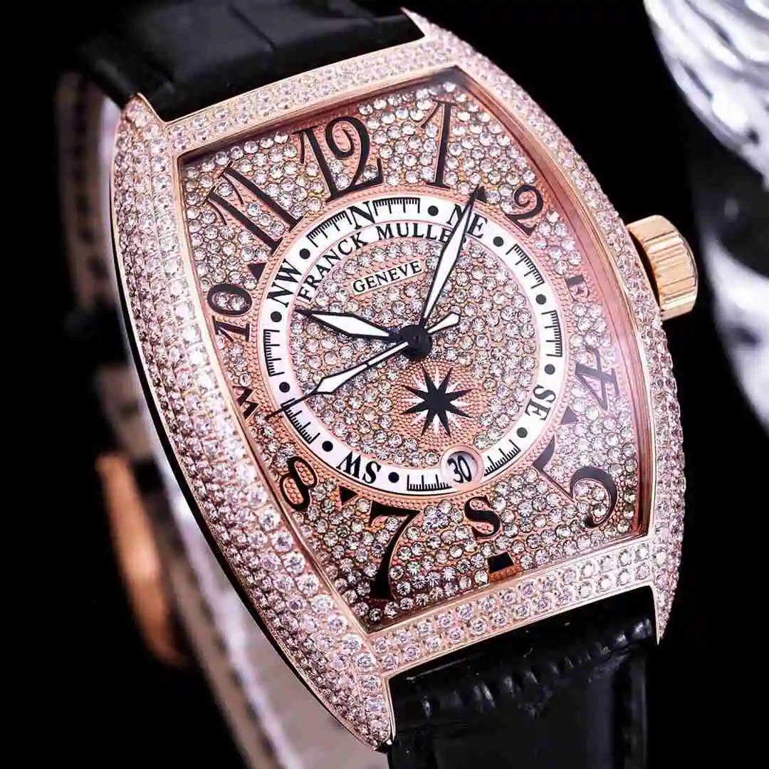 General Watches Franck Muller Frank Watch Men's Watch Paired with Original Fully Automatic Mechanical Movement Top Grade 316 Precision Steel Case with Mineral Super Strong Mirror Diameter 40mm KK04250 1 view 6