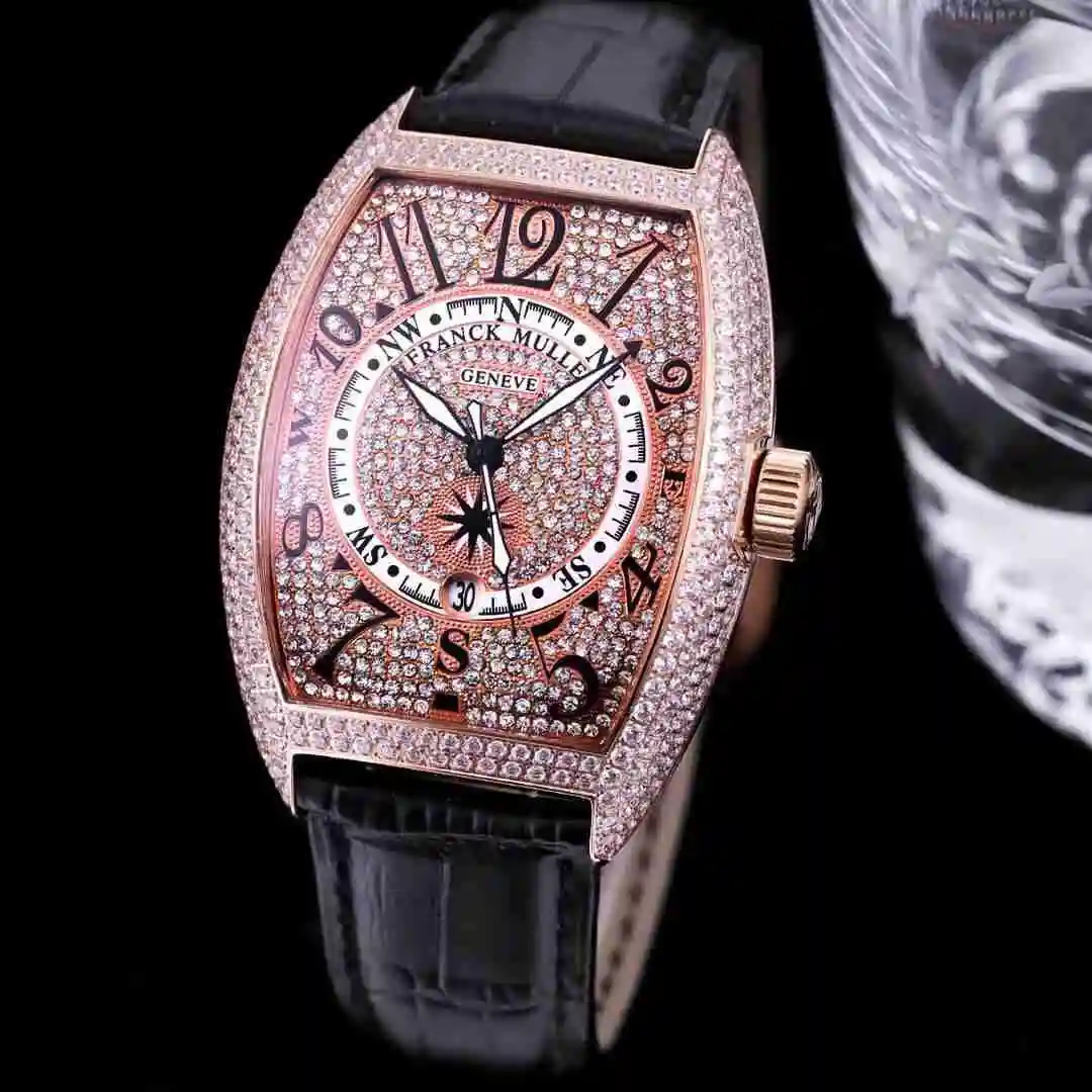 General Watches Franck Muller Frank Watch Men's Watch Paired with Original Fully Automatic Mechanical Movement Top Grade 316 Precision Steel Case with Mineral Super Strong Mirror Diameter 40mm KK04250 1 view 9