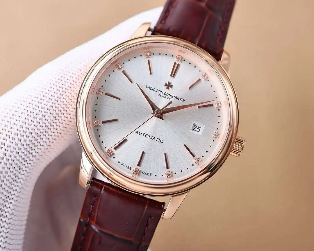 General Watches Watch Men's watch with original fully automatic mechanical movement, top-grade 316 stainless steel case and strap, mineral super mirror, diameter 40cm KK06850 3 view 9