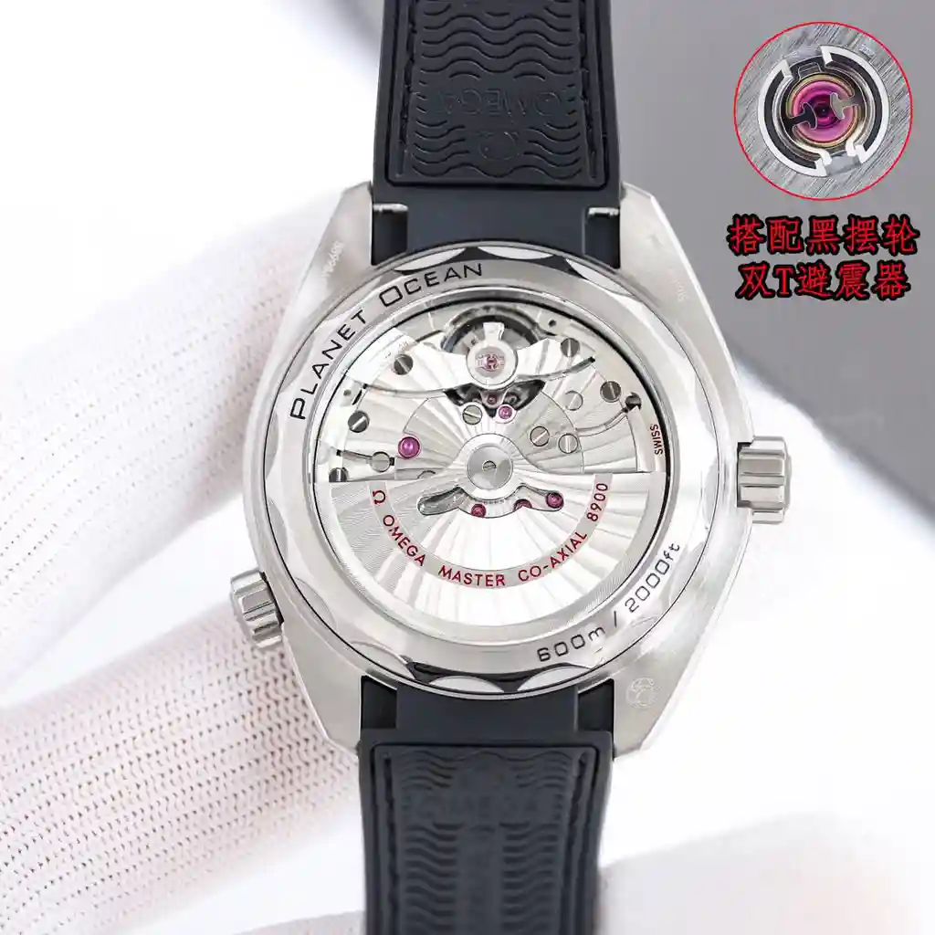 General Watches Omega Ou@mega watch men's watch with original fully automatic mechanical movement top 316 stainless steel case strap mineral super mirror diameter 43mm KK011500 view 3